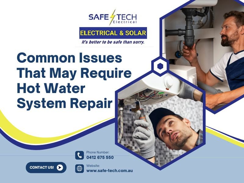 Common Issues That May Require Hot Water System Repair in Gold Coast