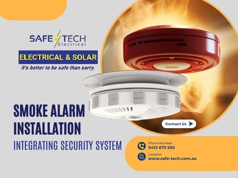 Smoke Alarm Installation In Gold Coast Integrating Security System