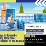 Things To Remember During Solar Panel Installation On The Rooftop in Gold Coast