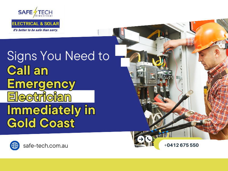 Signs You Need to Call an Emergency Electrician Immediately in Gold Coast